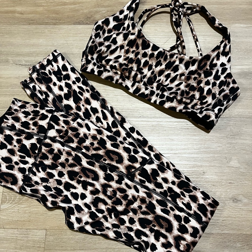 VS leopard print set